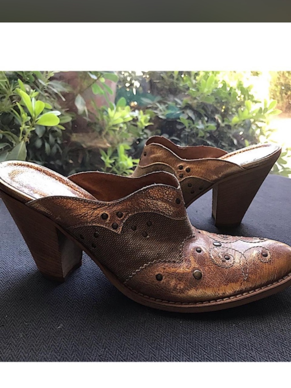 NWOT Western Style clogs / mules made in Italy size 7